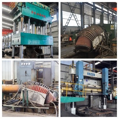 pipe fittings produce machine ASTM A420 WPL6 elbow production workshop equipment